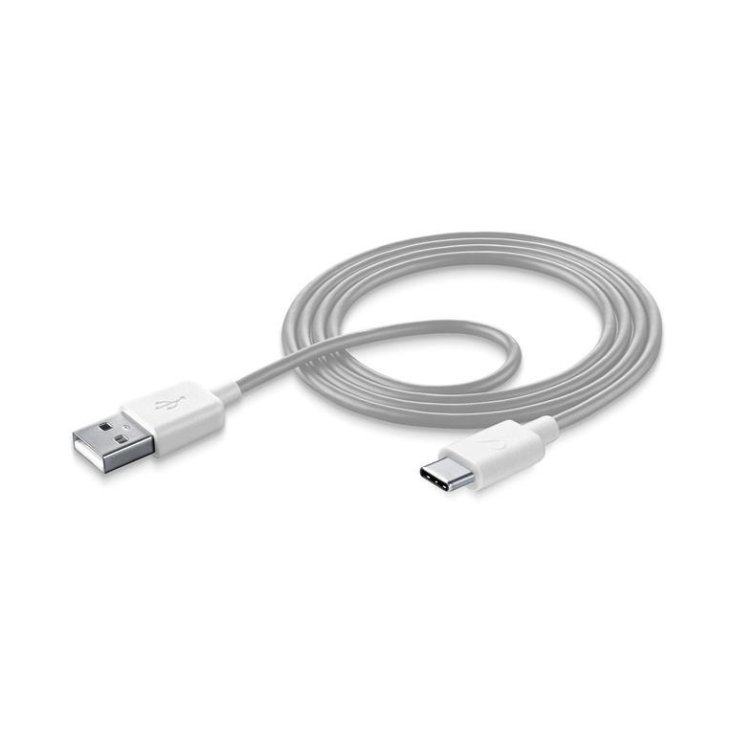 Smart USB 2.0 USB-C Cellularline 1 Blanco Cable Datos 1m