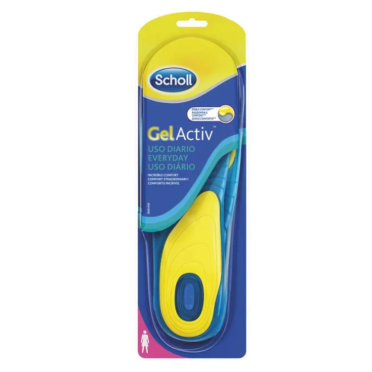 Plantillas Scholl GelActiv Everyday Mujer Talla 38-42