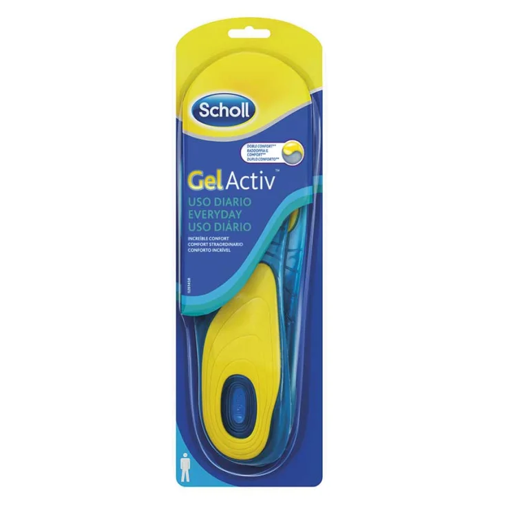 Plantillas Scholl GelActiv Everyday Hombre Talla 42-48