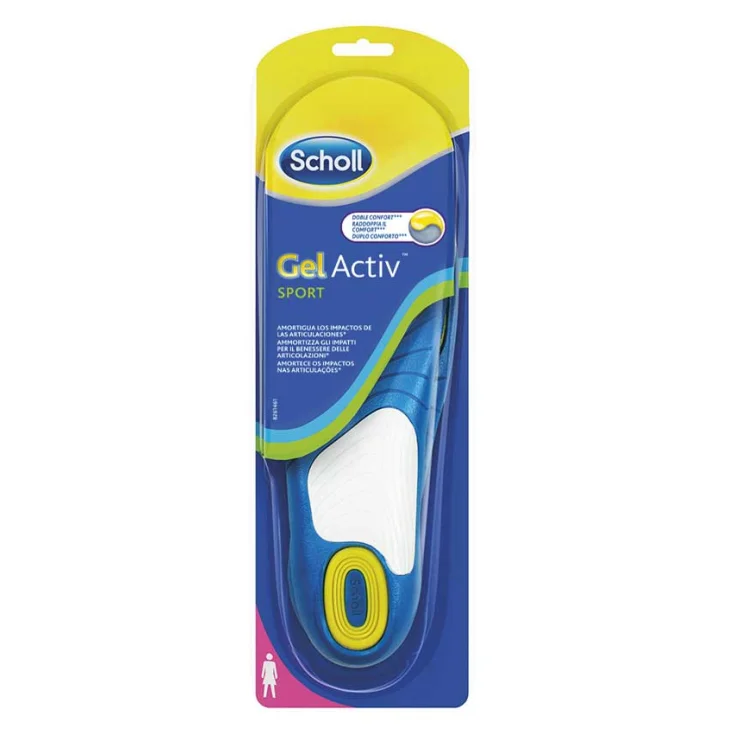 Plantilla Scholl GelActiv Sport Mujer Talla 38-42