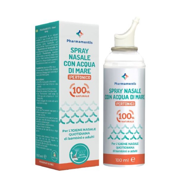 Spray Nasal Con Agua De Mar Hipertónica Pharmamentis 100ml