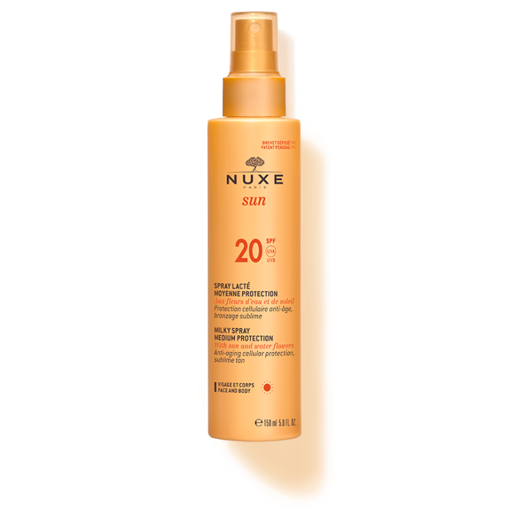 Nuxe Sun Spf20 Cellular Protection Anti Aging Sublime Tan Con Flores De Agua Y Sol 150ml