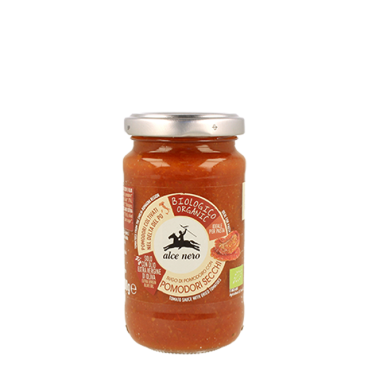 Salsa De Tomate Ecológica Alce Nero Con Tomates Secos 200g