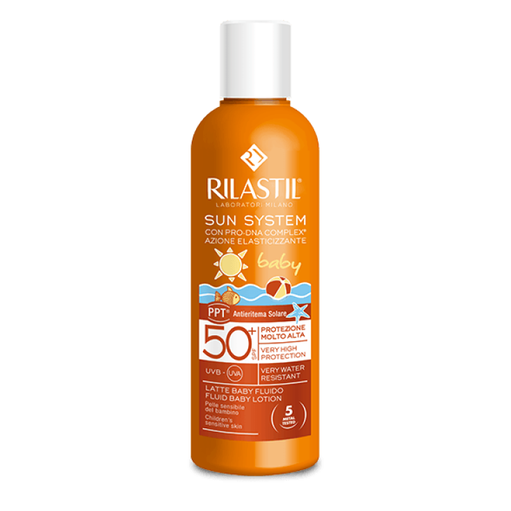 Sun System Baby Fluid Leche Infantil SPF50 + Rilastil® 200ml