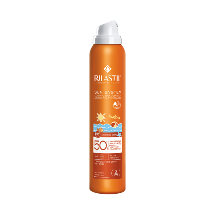 SunSystem Bebé Spray Trasparente Piel Mojada SPF 50+ Rilastil® 200ml