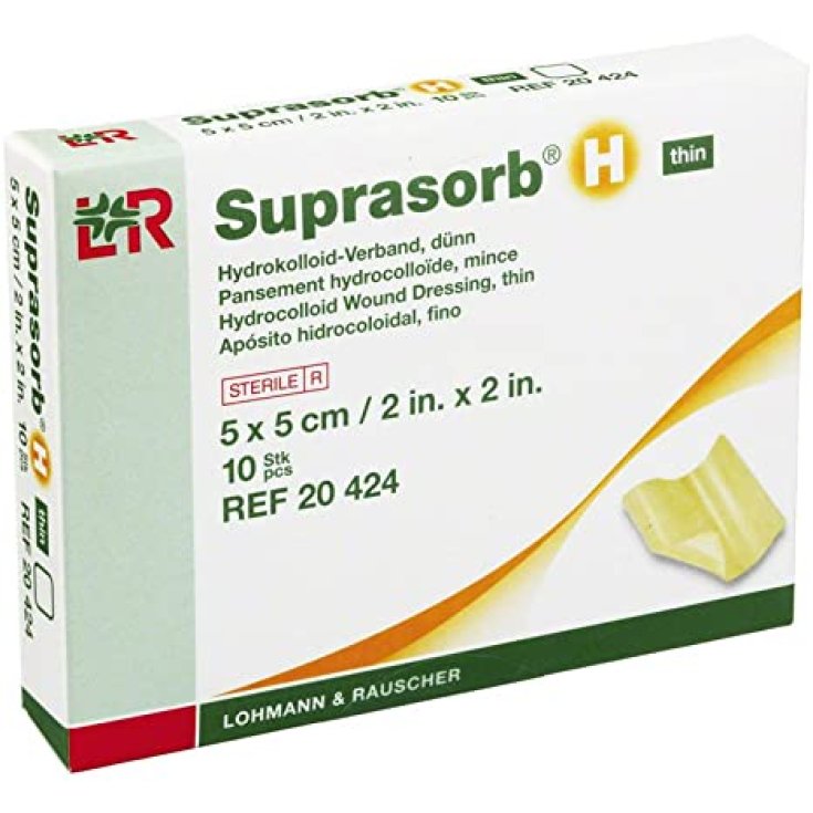 Suprasorb® H Thin Lohmann & Rauscher Italia 5x5cm 10 Piezas