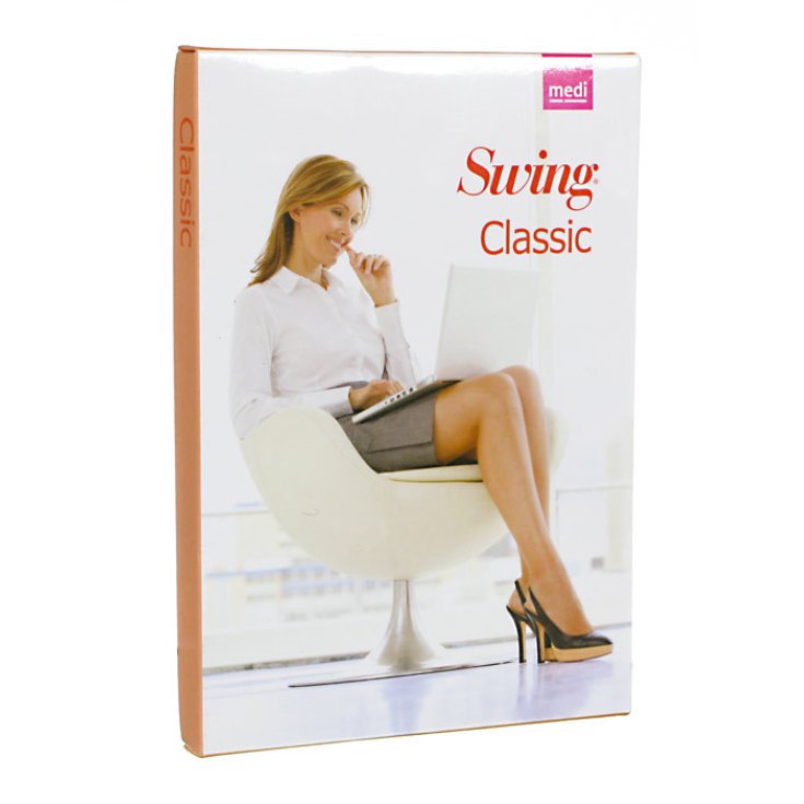 Medias Swing Classic 140 Den Medianas Color Negro Talla 1 Ref. 1450 1 Par