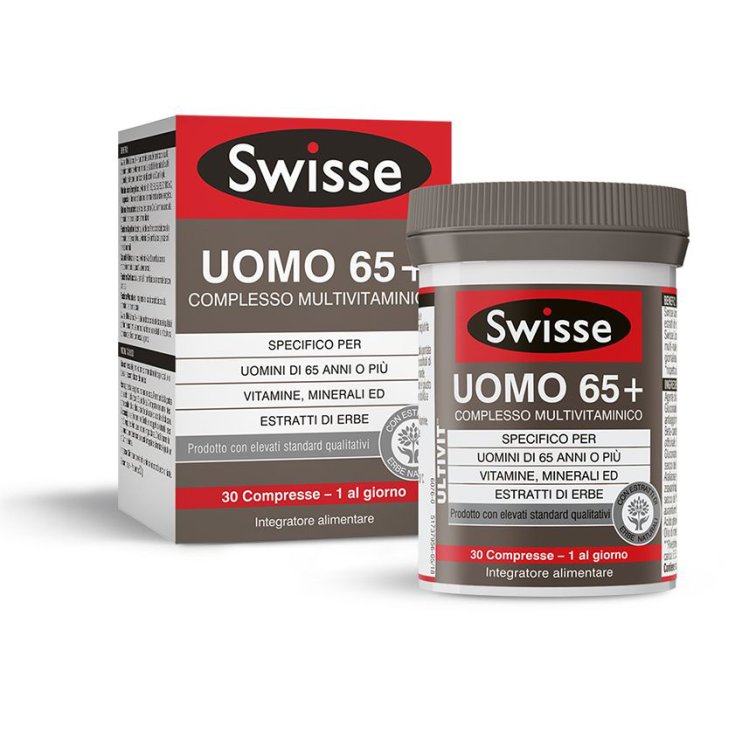 Swisse Multivitaminas Hombres 65+ 30 Comprimidos