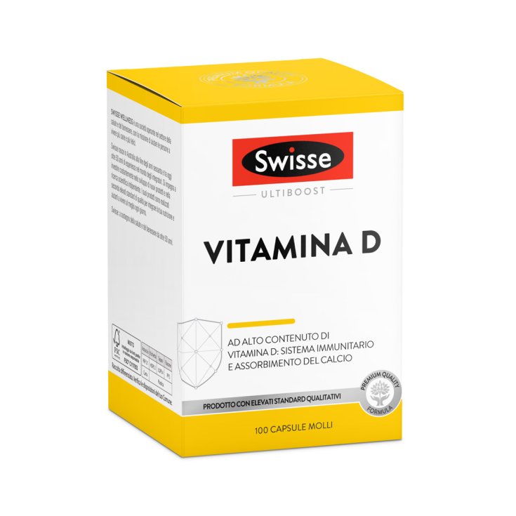 Swisse Vitamina D 100 Cápsulas