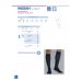 Varisan® Lui & Lei Medias Hasta la Rodilla Algodón 15-20mmHg Color Negro Talla 5 Cizeta