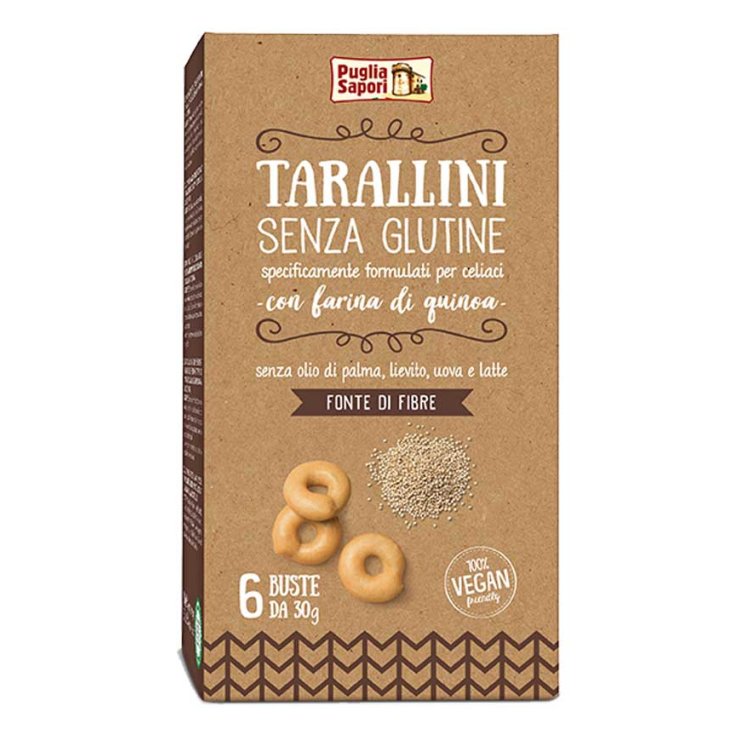 Tarallini Con Harina De Quinoa Sabores Puglia 6x30g