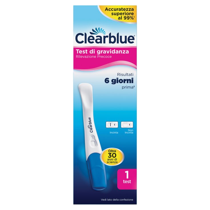 Prueba de embarazo de detección temprana Clearblue® 1 prueba