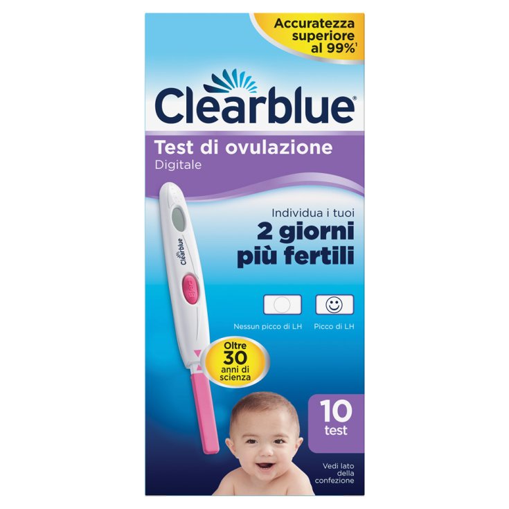 Prueba de ovulación digital Clearblue® 10 Prueba