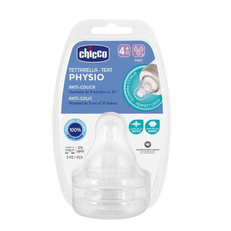 Tetina Physio - Siliconei Chicco® 2 Piezas