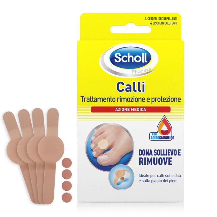 Scholl Tratamiento Eliminación Y Protección Callos 4 Parches + 4 Discos