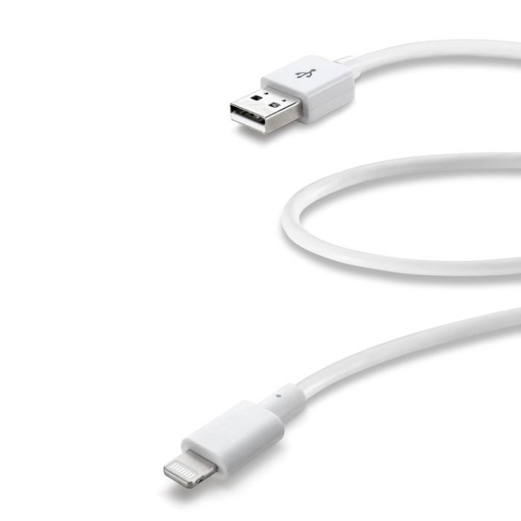 Cable USB Mediano - Lightning 0,6m 1 Cable Blanco