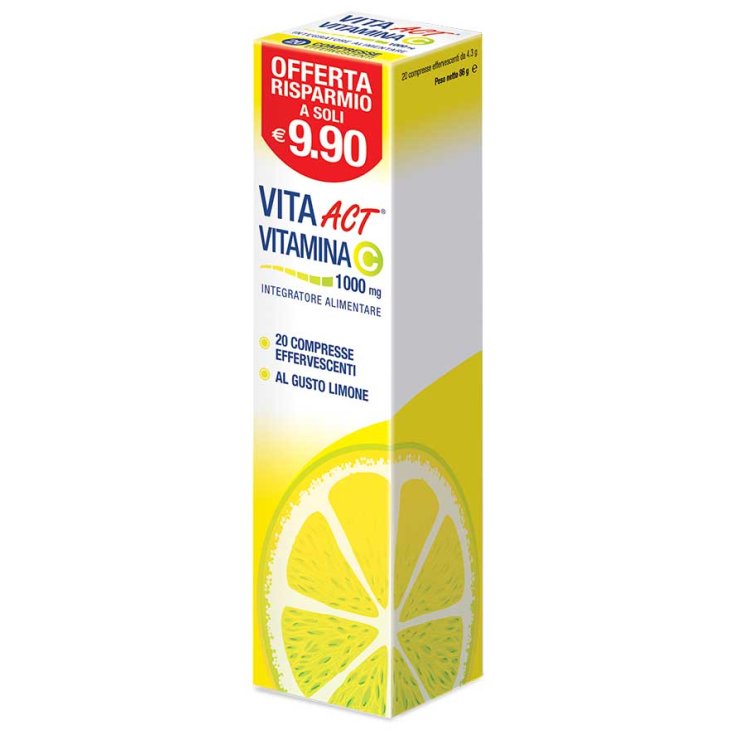 VITAMINA C ACT® 1000mg 20 Comprimidos Efervescentes