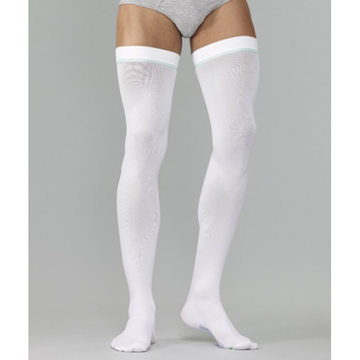 Varisan® ATE Derecha Inspeccionable Toe Stay Ups Algodón Color Blanco Talla XXL Cizeta