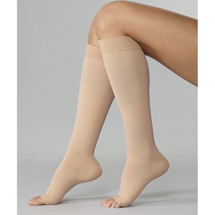 Varisan® Top K2 Punta Abierta Hasta La Rodilla Algodón Beige 2 Cizeta