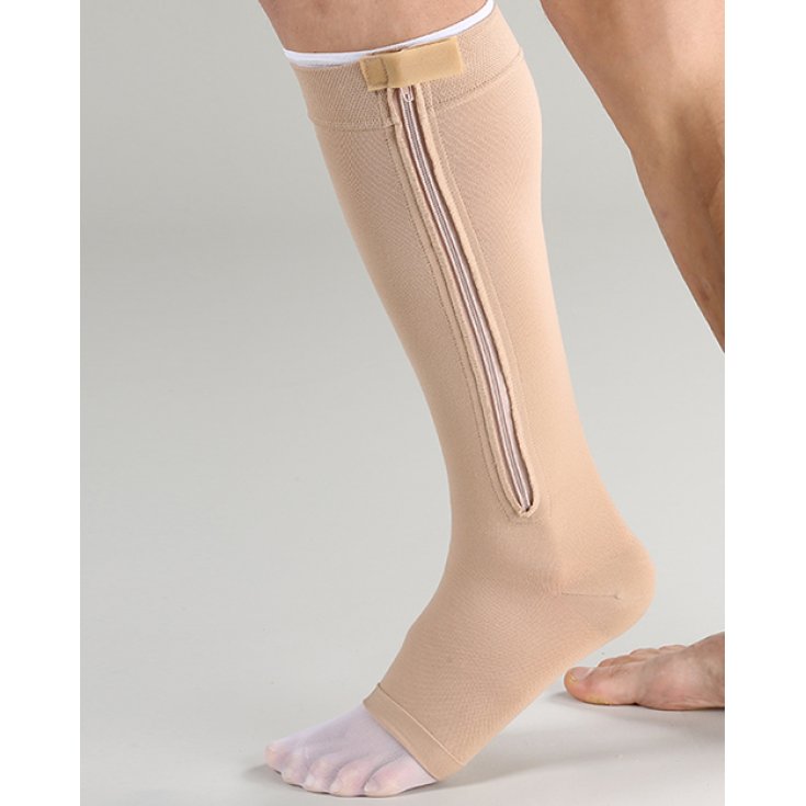 Varisan® Top Ulcer-Kit Medias hasta la rodilla C1 Punta abierta Corta Derecha Talla 2 Cizeta