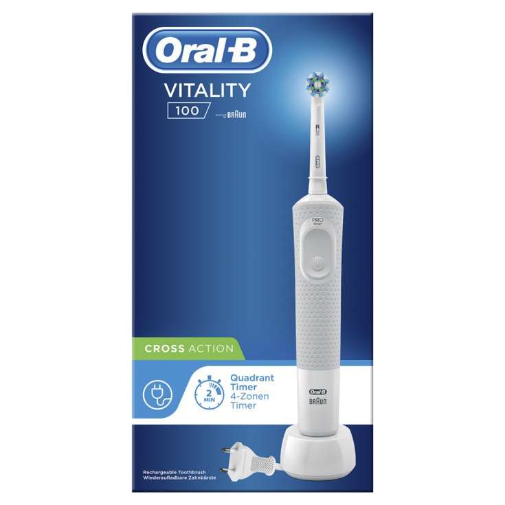 Cepillo de dientes eléctrico Oral-B® Vitality 100 Cross Action White