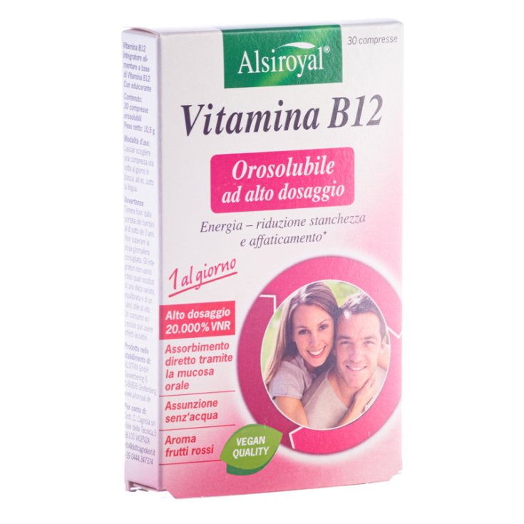 Vitamina B12 Bucal Alsiroyal® 30 Comprimidos