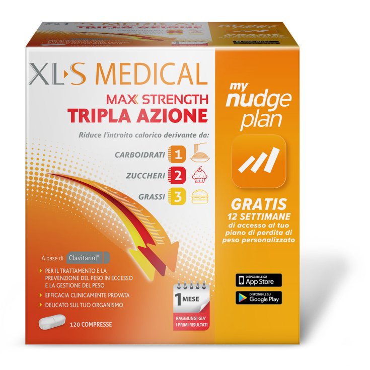 XLS Medical Fuerza Máxima Triple Acción 120 Comprimidos