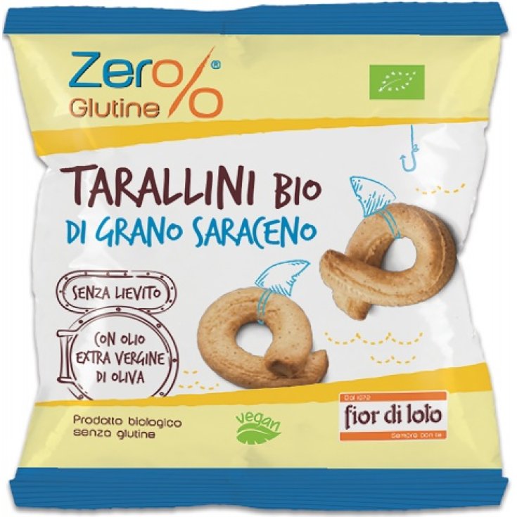 ZER% Gluten Bio Tarallini Trigo Sarraceno Fior Di Loto 30g