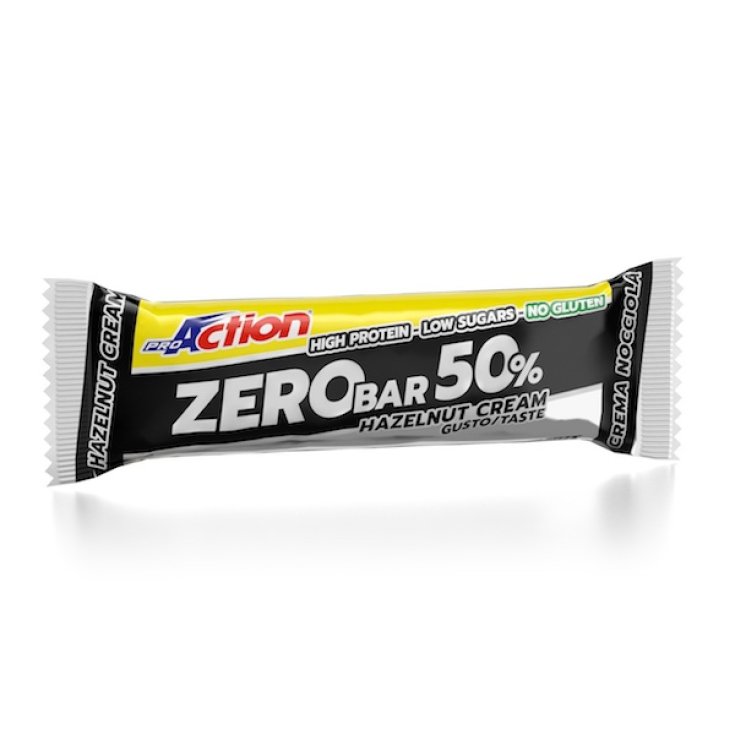 Zero Bar 50% ProAction Crema De Avellanas 60g