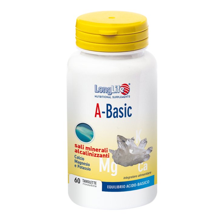 A-Basic LongLife Sales Minerales Alcalinizantes 60 Comprimidos