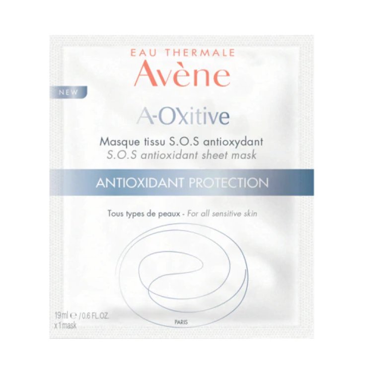 A-Oxitive Avéne Mascarilla Antioxidante SOS Tejido 18ml