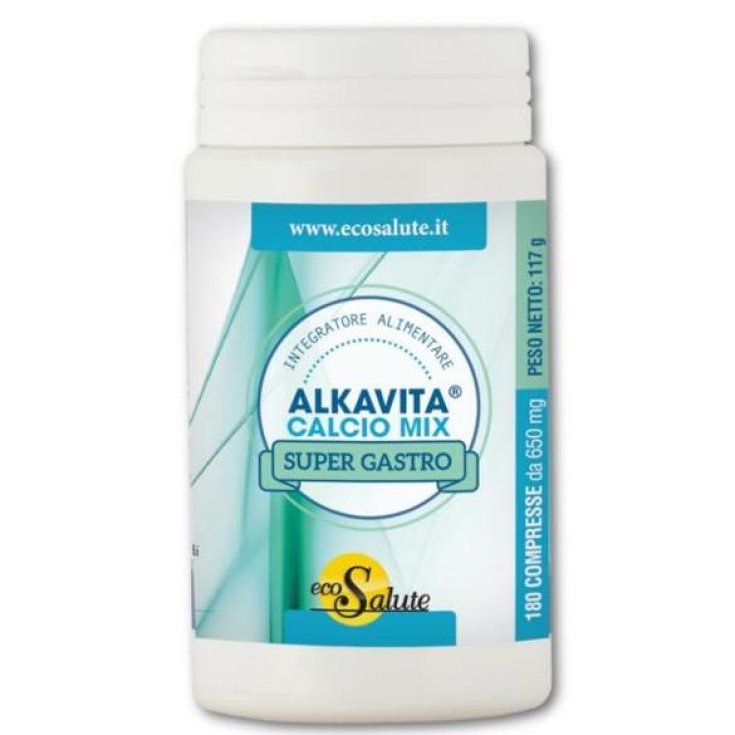 AlkaVita® Calcio Mix Super Gastro EcoSalute 180 Comprimidos