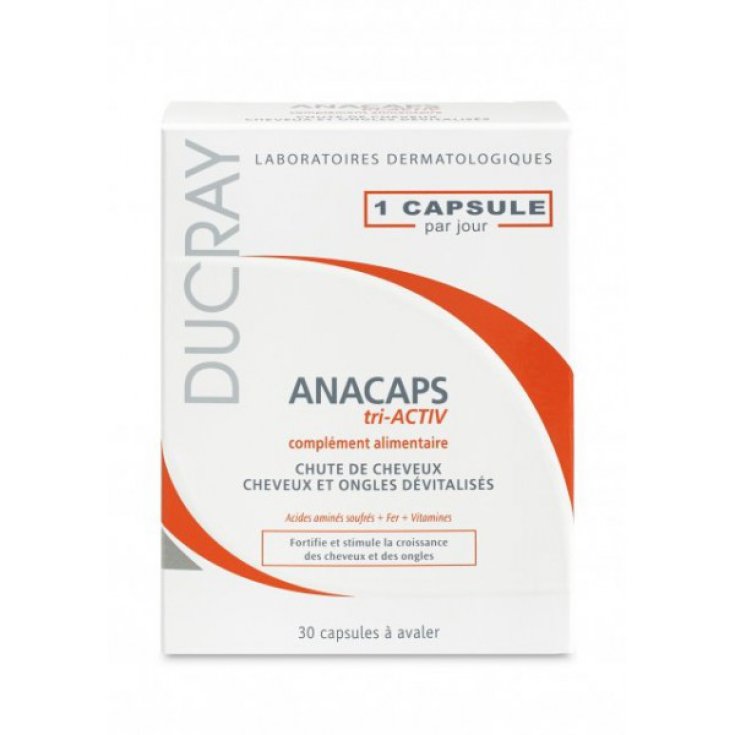 Ducray Anacaps Tri-Activ Complemento Alimenticio 30 Cápsulas