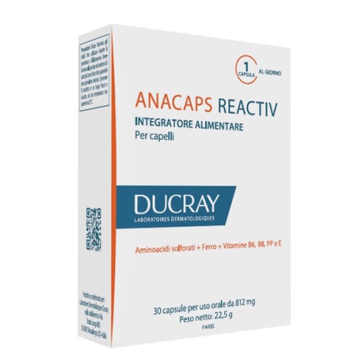 Anacaps Reactiv Ducray 30 Cápsulas