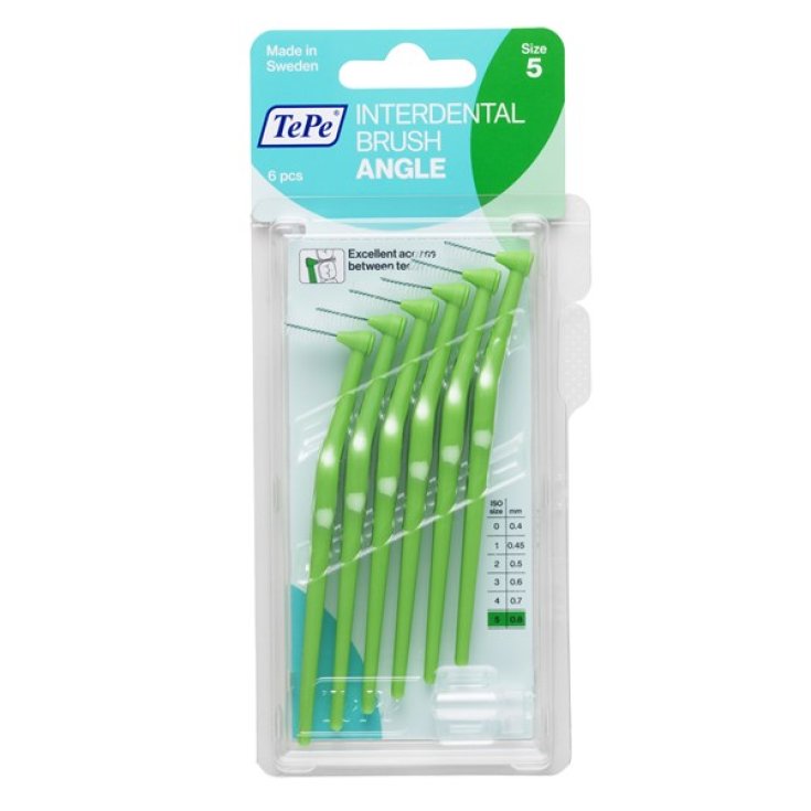Angle™ Pincel Verde 0,8 Tepe 6 Piezas
