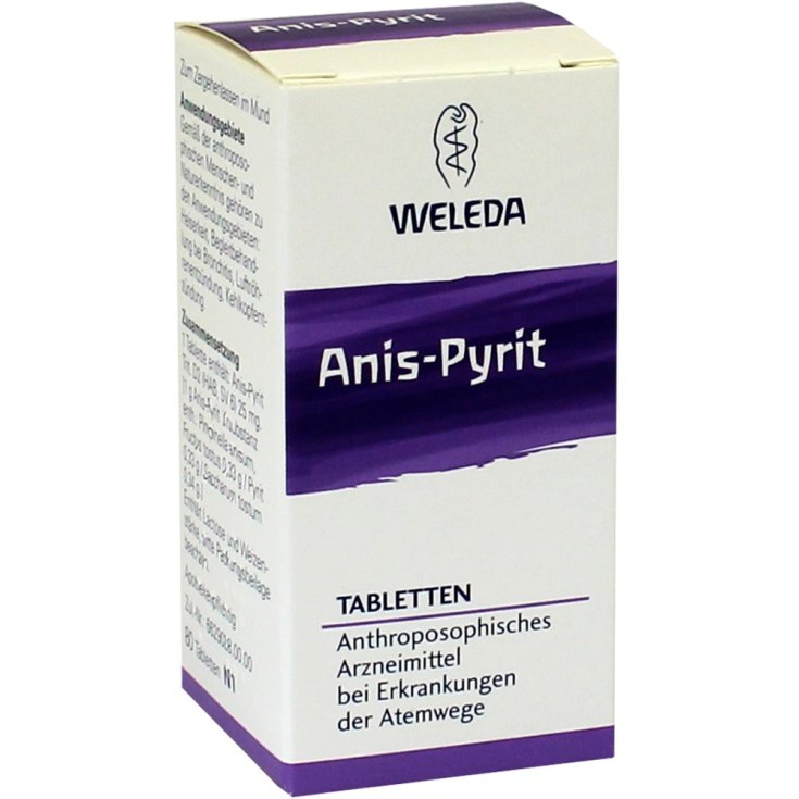 Anis-Pirita D2 Weleda 80 Comprimidos