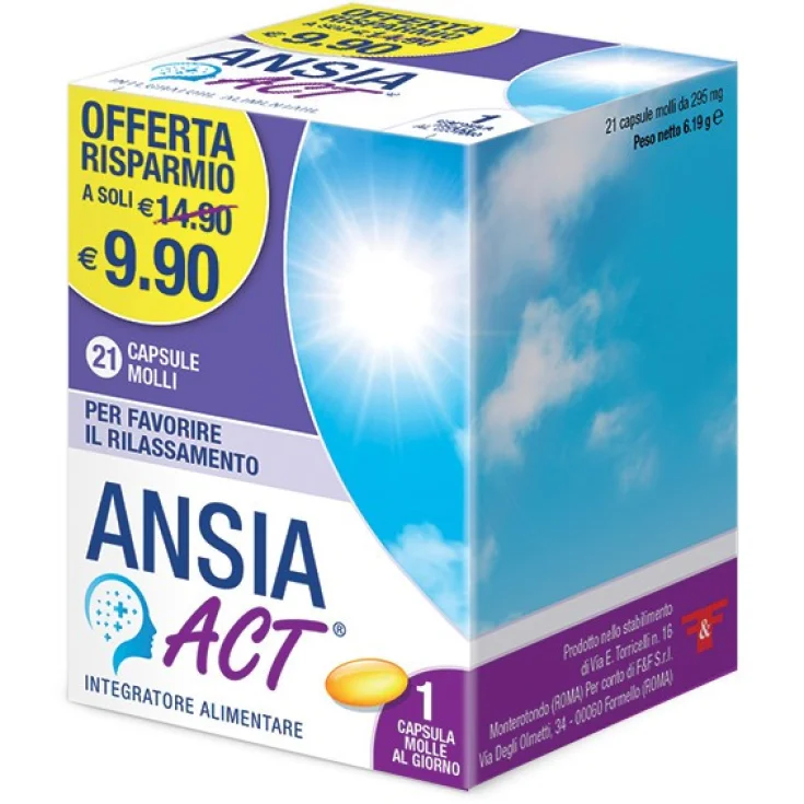 Ansiedad Act F&F 21 Cápsulas