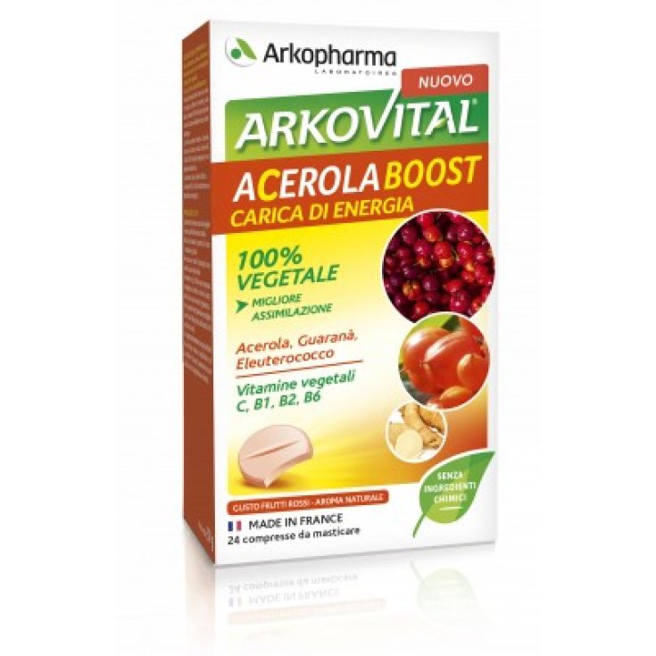 Arkovital® Acerola Boost Arkopharma 24 Comprimidos