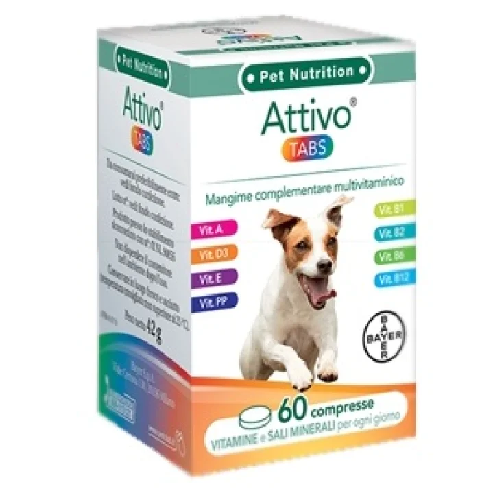 Attivo® Tabs Pet Nutrition Bayer 60 Comprimidos