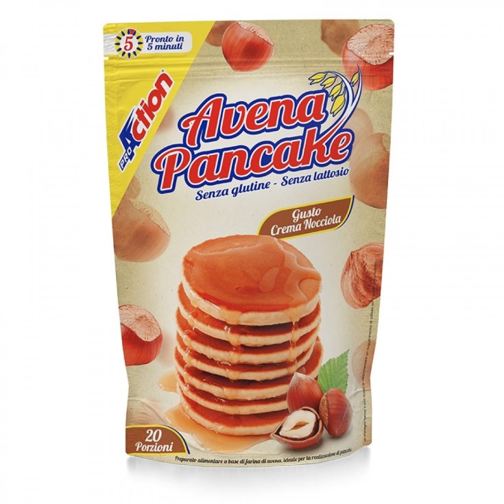 ProAction Oat Pancakes Crema De Avellanas 20 Porciones