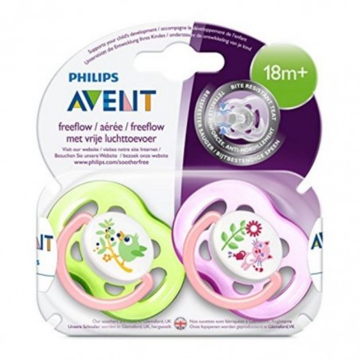Avent Ultra AirFlow Philips 18m + 2 Chupetes Silicona