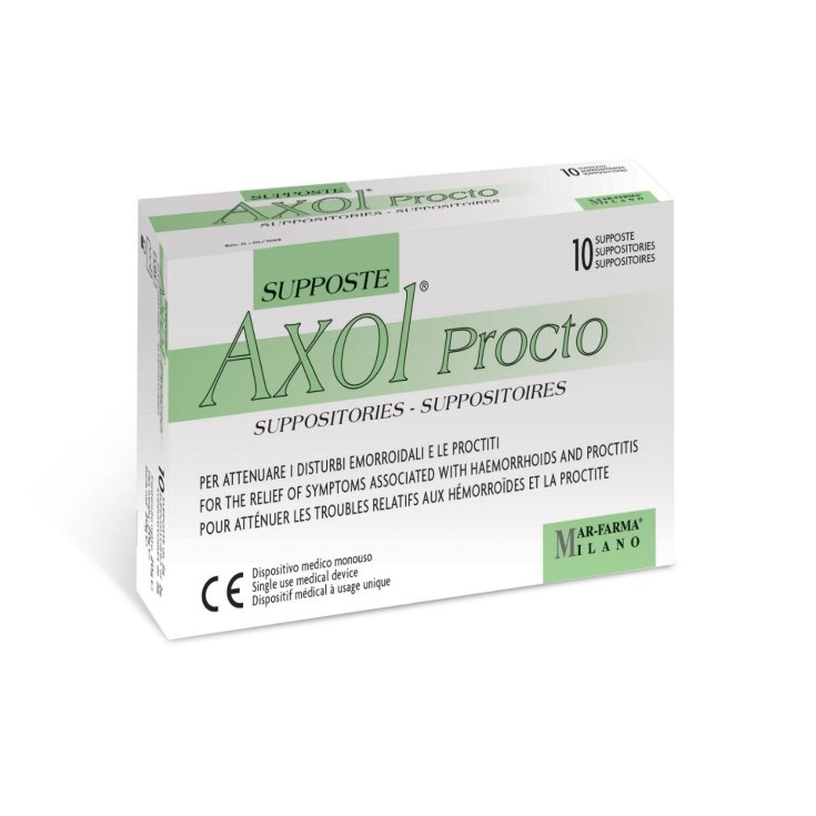 Axol Procto Mar-Farma 10 Supositorios