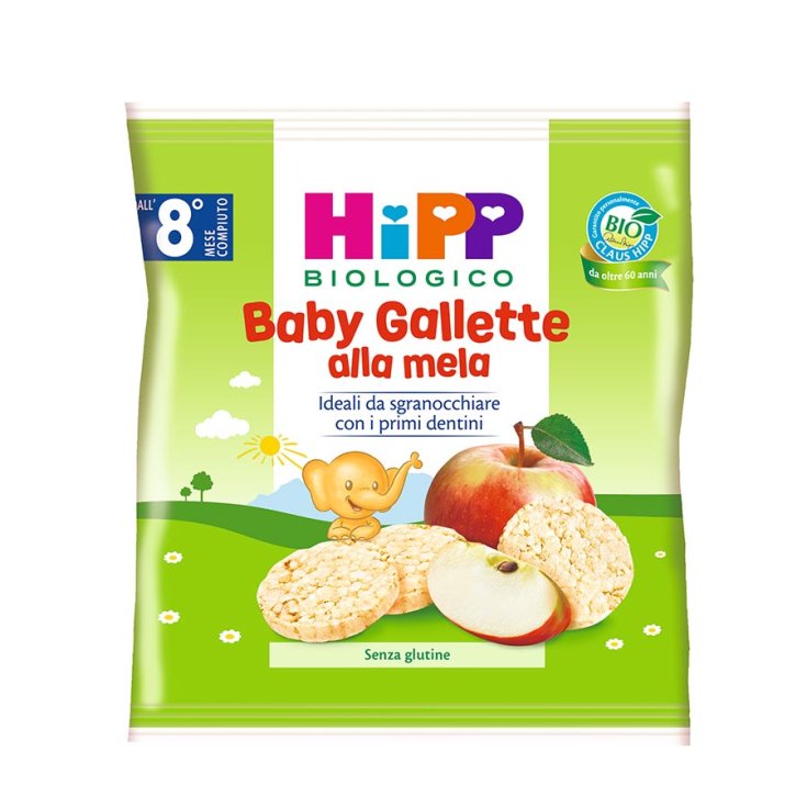 Bizcochos de Manzana Ecológica HiPP Baby 30g