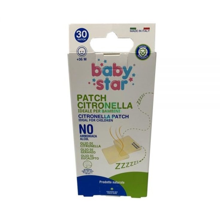 Parche de Lemongrass Natural BabyStar 30 Parches