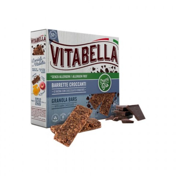 Barritas Crujientes De Avena Con Vitabella Chocolate Negro 6x20g
