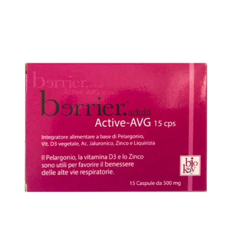 Berrier Active Avg Adultos BioKey 15 Cápsulas