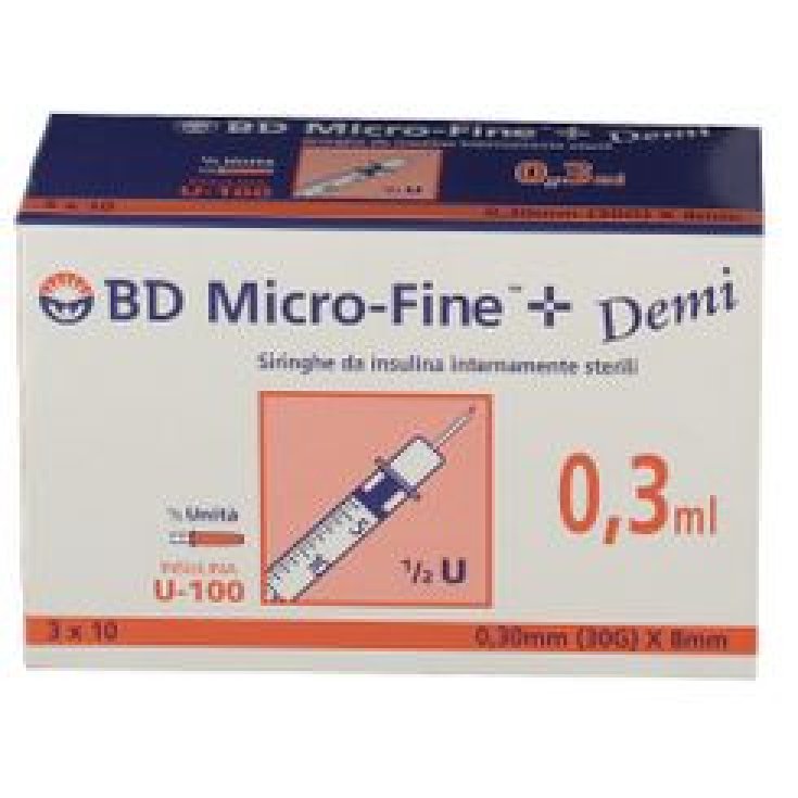 Micro-Fine™ + 0.3ml Demi Bd 30 Piezas