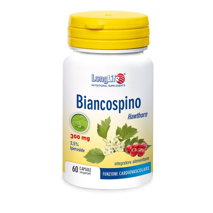 Espino Blanco 300mg LongLife 60 Cápsulas Vegetarianas