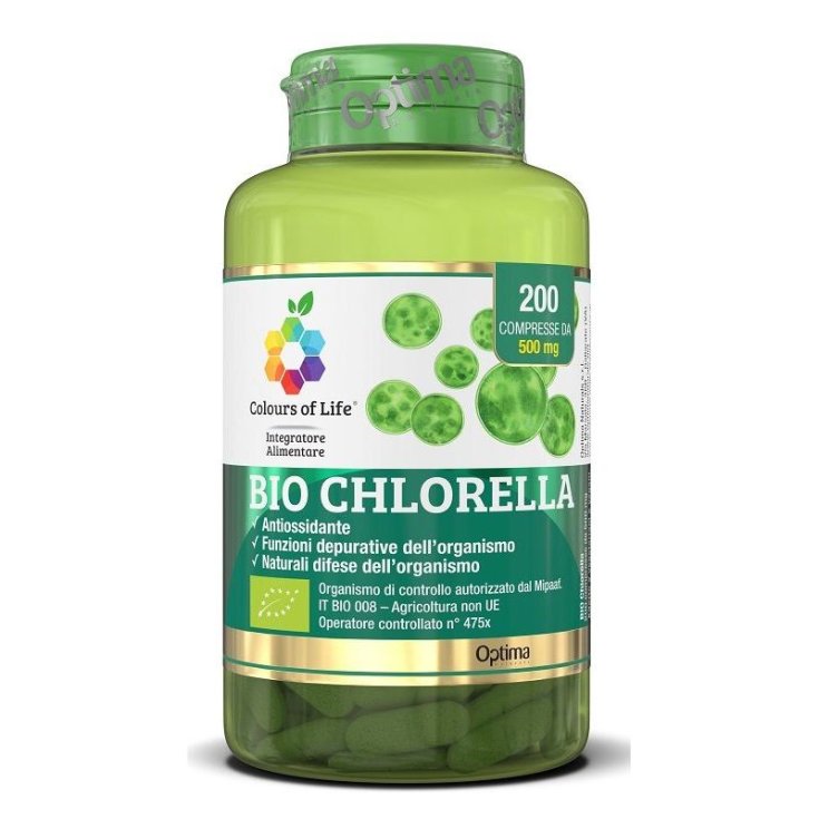 Bio Chlorella Colors of Life Optima 200 Comprimidos