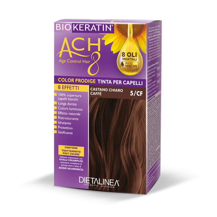 Biokeratin ACH8 Color Prodige Dietalinea 5/CF Castaño Claro Café